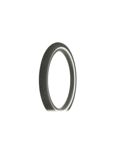 Tire 20 x 1.95 Black/White Side Wall HF-884.
